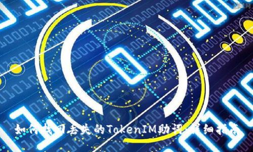 如何找回丢失的TokenIM助词：详细指南